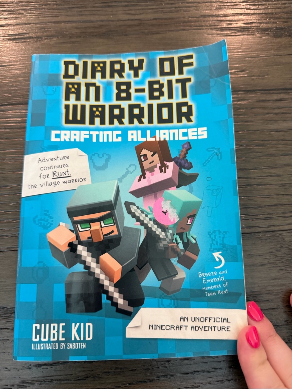 Diary of an 8-Bit Warrior: Crafting Alliances - Blue Cover